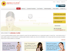 Tablet Screenshot of delhiplasticsurgeon.com